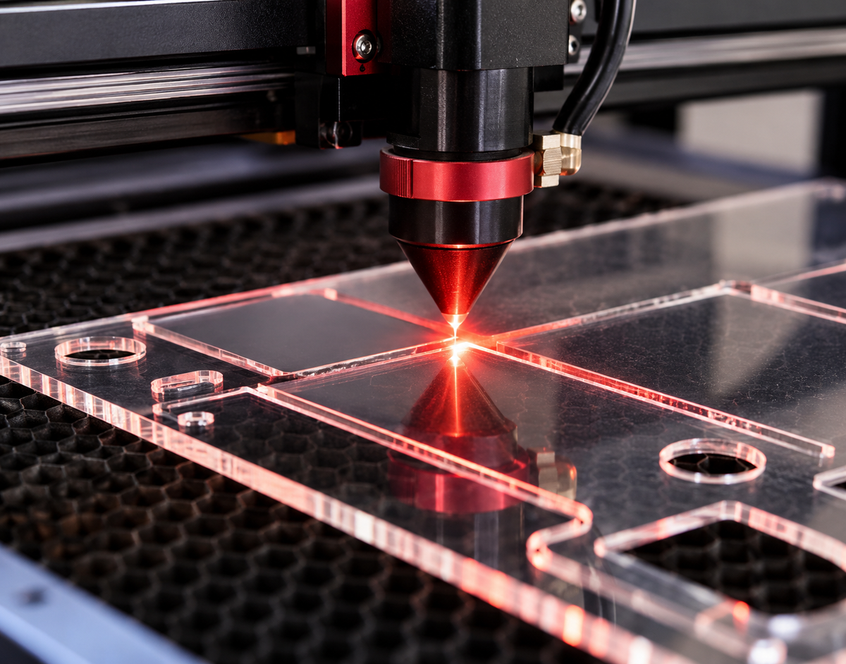 Custom acrylic laser cutting service