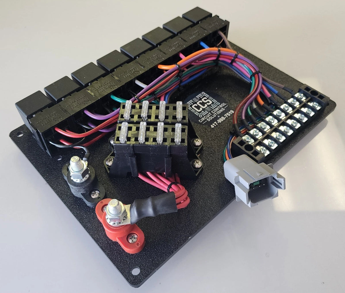 CCS 8 circuit relay and fuse panel