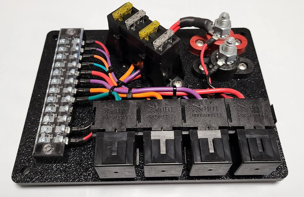 CCS 4 circuit relay panel detail