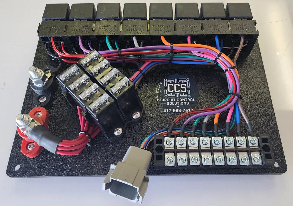 CCS 8 circuit relay panel wiring